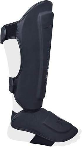 Miniatura 4 de MRX BOXING & FITNESS Espinilleras para boxeo, artes marciales mixtas, Muay Thai, entrenamiento de kickboxing, acolchado extra con diseño de lujo en