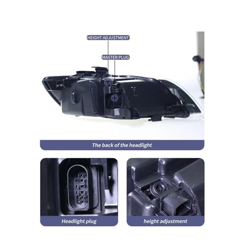 Kit de faros LED compatibles con Audi Q7 2006-2009 con sistema de intermitentes premium 6
