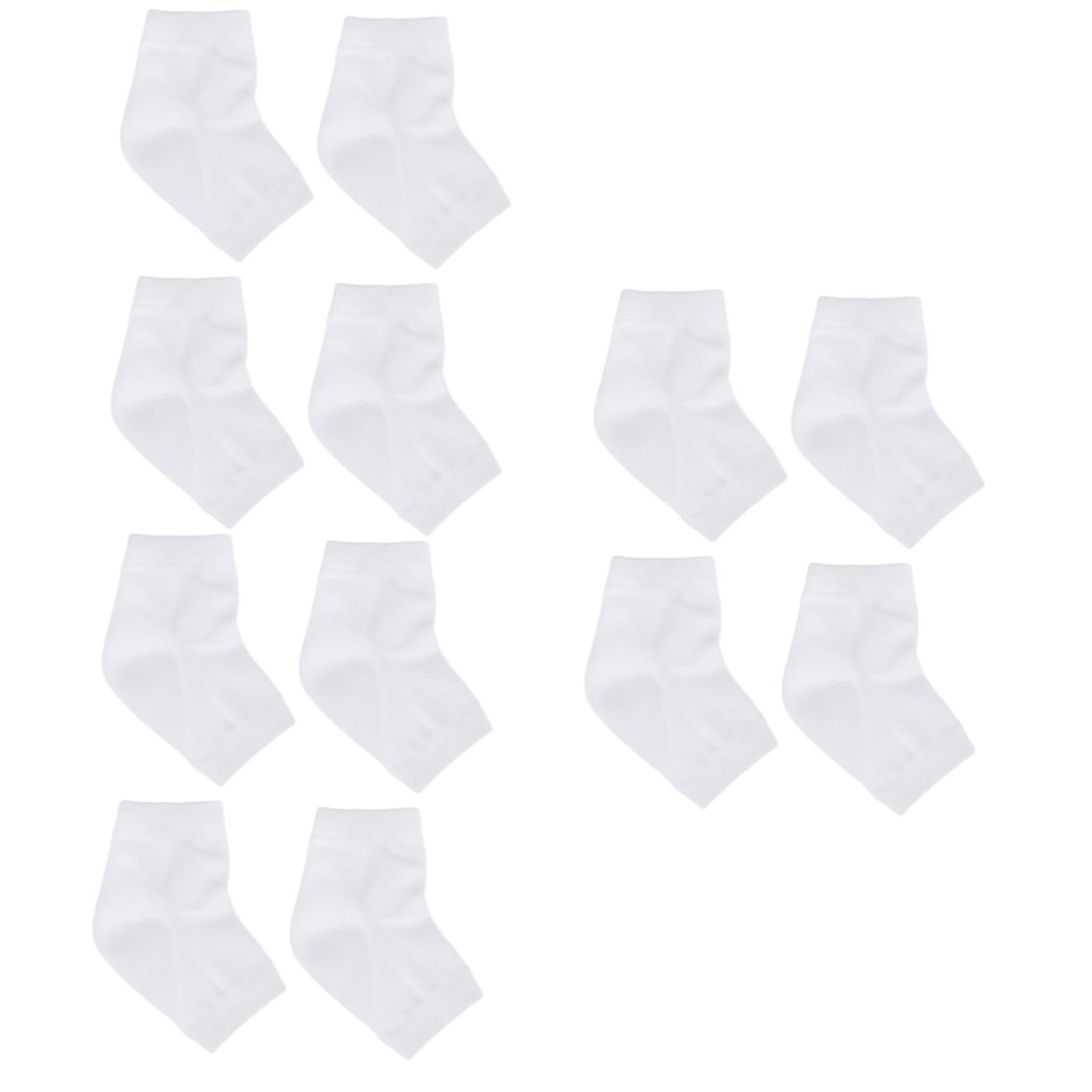 Healvian 6paare Feuchtigkeitsspendende Gel Fersenstrümpfe Anti-riss Socken Für Geschwollene Füße Atmungsaktiv Und Elastisch Für Nachtgebrauch Mit Pflegendem Effekt Die Haut
