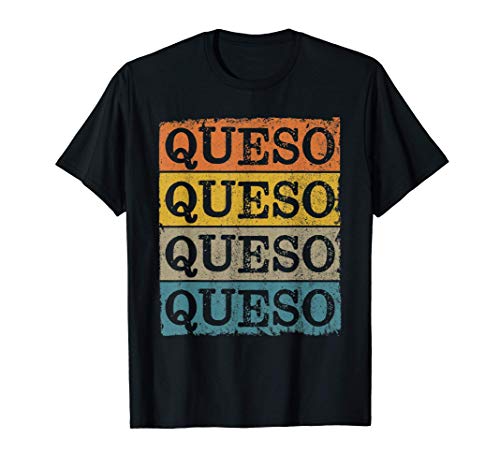 Retro Queso Vintage Queso Amante Foodie Queso Lí Camiseta