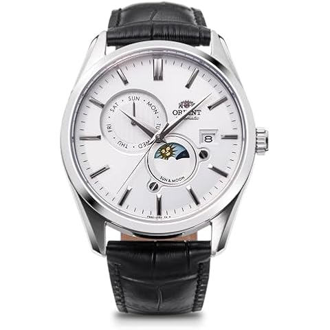 オリエント(Orient) Men Mechanical Japanese Automatic, Contemporary Orient Sun&Moon サンアンドムーン Watch Cover