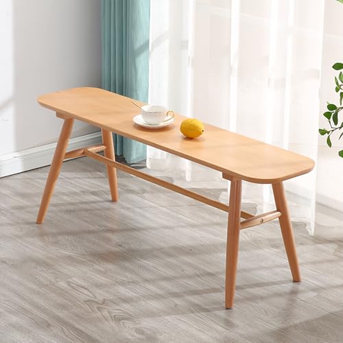 Banco de Madera para Entrada, Banco de Comedor, Banco de Madera para el Extremo de la Cama, Banco de Madera para Interiores, para Dormitorio, casa de Campo, Banco Estrecho para Ventana, resi