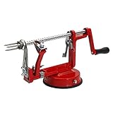 Piaoliangxue Apfelschälmaschine Edelstahl Apfelschäler Slicer 3-in-1 Automatische Schälmaschine Handschärfmaschine für Küche