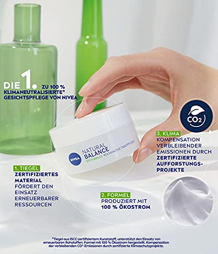 Nivea Natural Balance Rijke Dagverzorging voor Droge en Gevoelige Huid, met Biologische Kamille, Jojoba- en Amandelolie… - Afbeelding 6