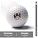 Bigfoot Let's Rock Custom Golf Ball Soft Practice Golf Balls Performance Distance and Speed for Indoor Outdoor