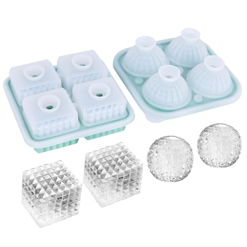 Set de Moldes de Hielo de Silicona 2 Piezas miniatura 1