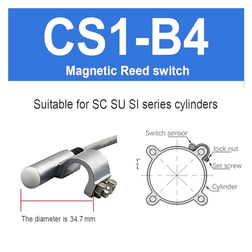 Sensor magnético CS1-B4 evita fallos de lectura en cilindros 3