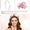 IANFAN 100 Pcs White Plastic Headbands Bulk 1 Inch Wide No Teeth Plain Craft Headbands for Women DIY Hair Band Accessories (White,1 Inch Wide) #2