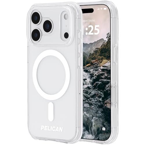 Image of Pelican Ranger iPhone 17 Pro Case - Compatible with MagSafe - Clear | Rugged Magnetic Phone Case with 14ft Military-Grade Drop Protection - Heavy Duty Phone Cover for iPhone 17 Pro