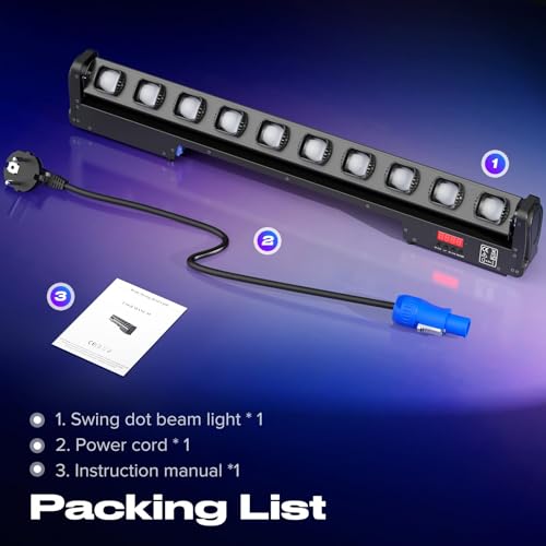 Barre de projecteurs beam moving head pour dynamiser une piste de danse - 5