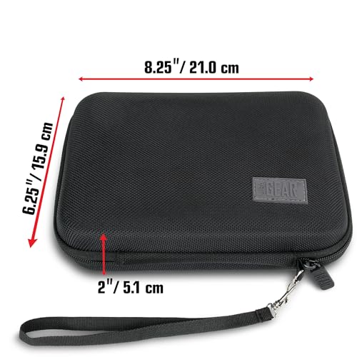 Usa Gear GRHLH75100BKEW Hard Shell Electronic Organizer Travel Case 7.5 Inch - Gps Cases thumb #1