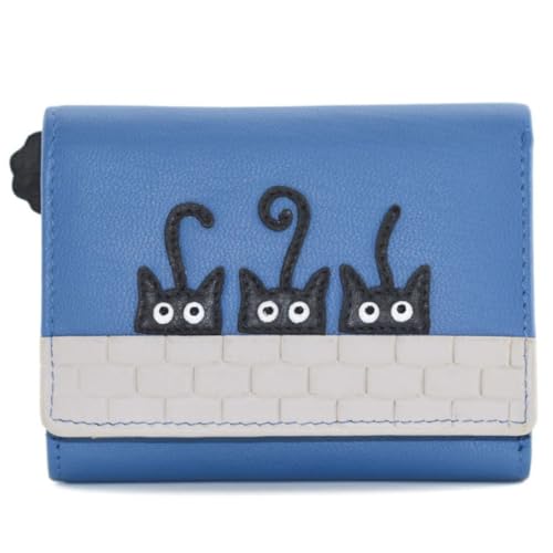 Organizzazione compatta: interno pieghevole in tre con 9 scomparti per schede, 2 tasche per ricevute o carte extra, 1 finestra per documenti d'identità e uno spazioso scomparto per banconote. Dimensioni: 11 × 9 × 2,5 cm
