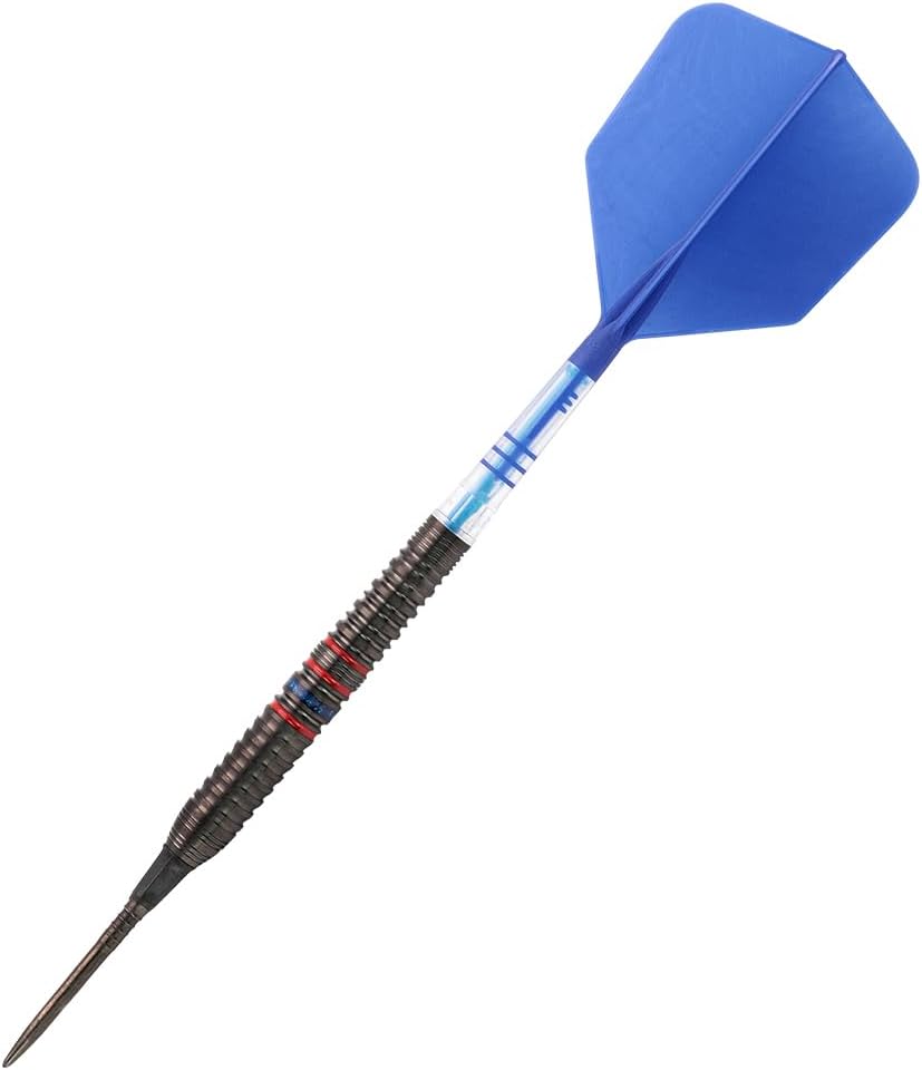 CUESOUL Engine V7 19/21g Steel Tip 90% Tungsten Dart Set with GEM Stone Finished and Unifying ROST T19 Carbon Flight