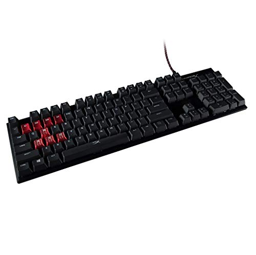 Teclado Gamer, HyperX, Alloy FPS Cherry MX Redv, HX-KB1RD1-NA/A4, Preto, US Layout