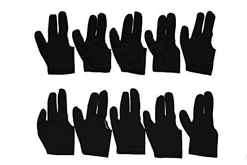 Image of Snooker and Pool Glove (Pack of 10 Pcs) (Black)