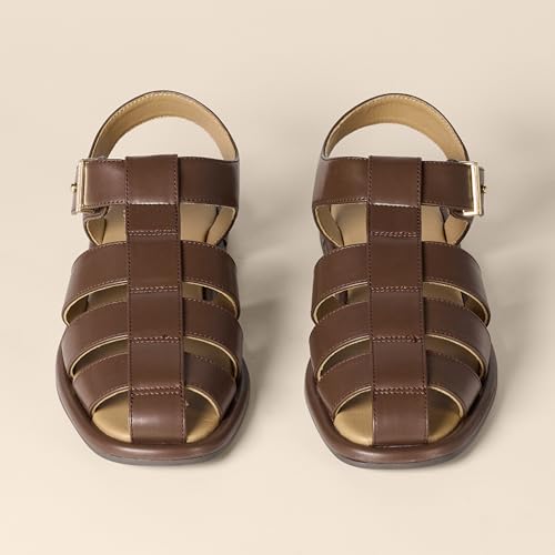 Amazon Essentials Women's Closed Toe Fisherman Sandals4