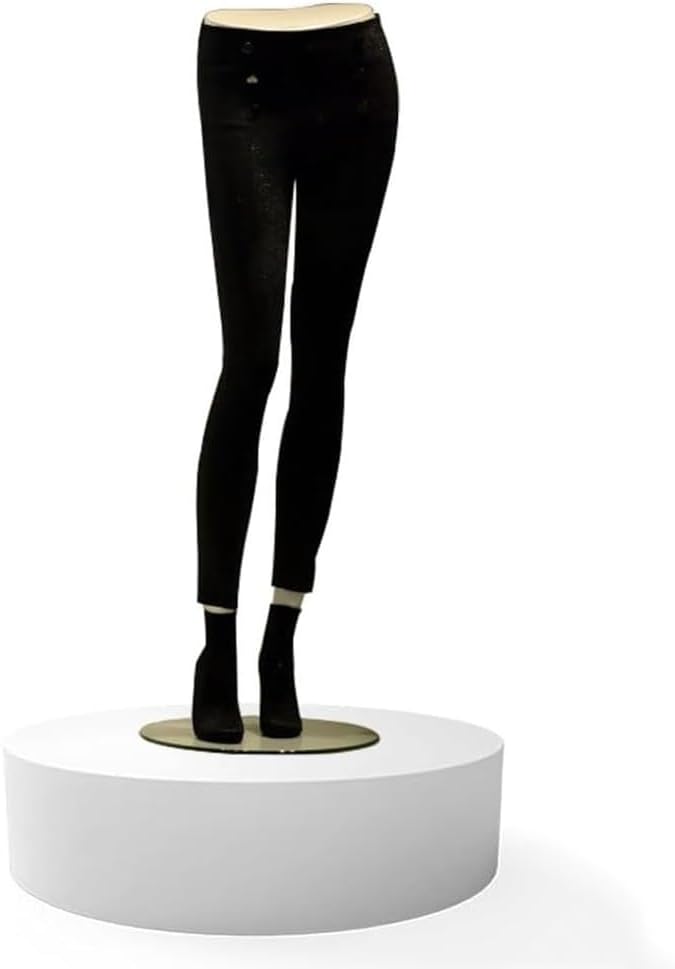 Round Display Pedestal Risers for Clothing Stores - Cylinder Stands for Mannequins, Shoe Displays, Collectibles & Figures - Perfect for Showcasing Products Elegantly