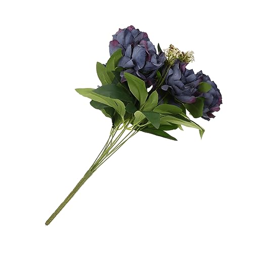 Cabilock Ramo De Flores Artificiales De Peonía Decoraciones De Plantas Simuladas para Bodas y Fiestas para Bricolaje y Arreglos