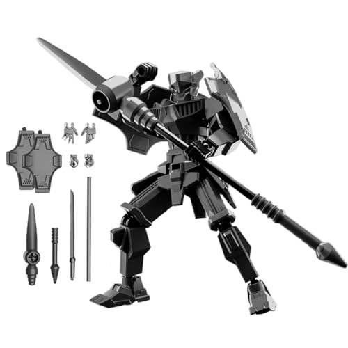 Figuras de acción 3D | Figura articulada de robot - 13 cm, coleccionable único, figura de acción de robot móvil multiarticulada para decoración de escritorio