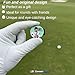 Zarven Core Golf Ball Marker with Magnetic Hat Clip – Premium Funny Golf Accessories and a Perfect Golf Gift for Men, Designed to Add Personality and Style on The Green