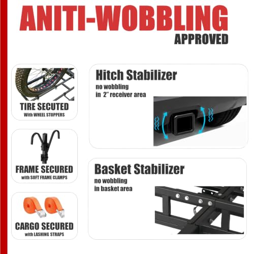Hitch-Mount 2-in-1 Convertible Rack