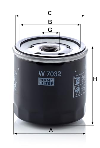 MANN-FILTER, W 7032 Ölfilter – Ansicht 3