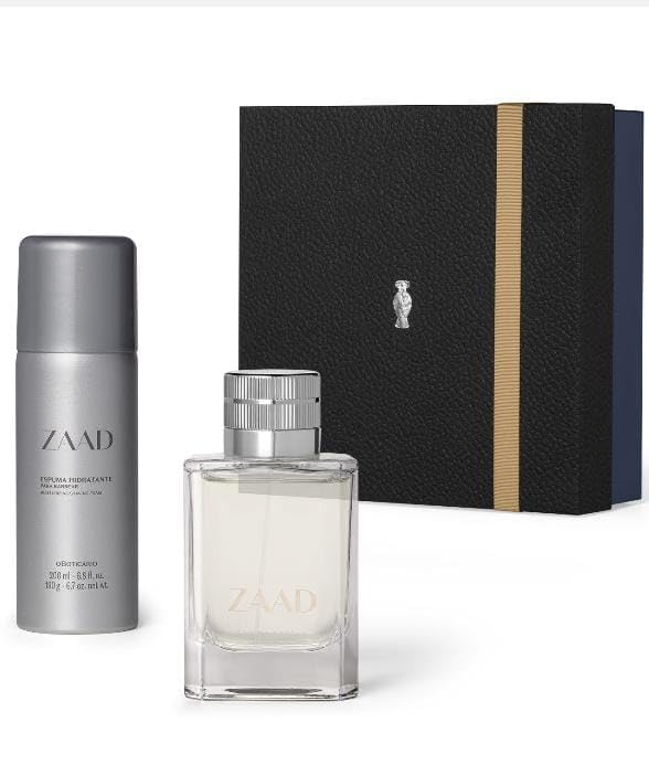 KIT ZAAD TRADICIONAL - O BOTICARIO - PERFUME 95 ML + ESPUMA HIDRATANTE DE BARBEAR 200 ML