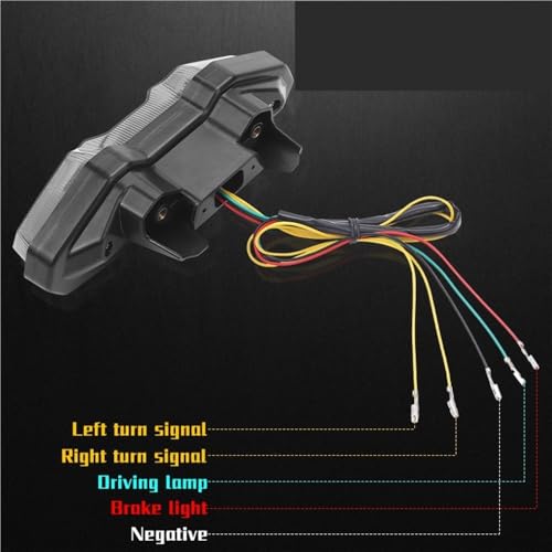 Luz trasera de motocicleta MT10 FZ09 Tracer 2014 2015 2016 2017 6