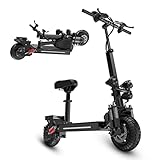2000W Electric Scooter with Strong Shock-Absorbing, Folding Electric Scooter for Adults with Seat,Ma