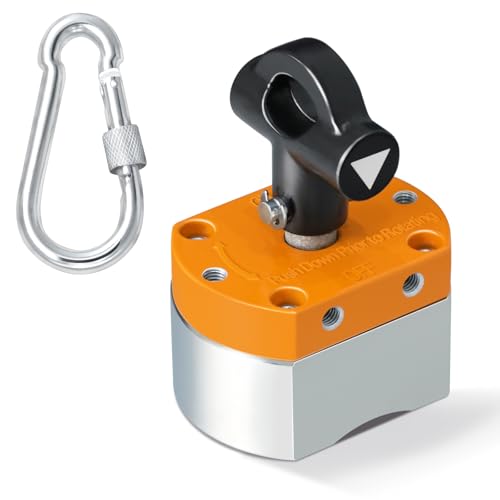 DTLHCNCT 180LB ON/Off Switch Magnet - Multipurpose Magnetic Welding Holder for Lifting, Weld Positioning, Metal Salvage & Screening - Reusable Industrial Magnet with Safety Lock