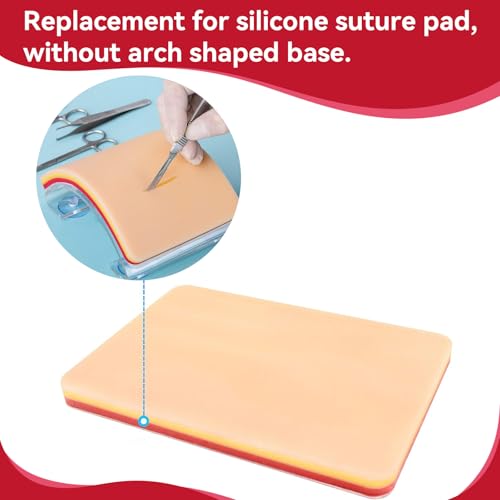 Image of Medarchitect DIY Incision Suture Pad with Hook & Loop Design, for Advance Deep Suture Skill Practice. Replacement - Use Together with MA ASB Device