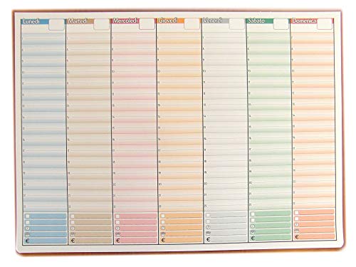 Planificador de 44 x 32 cm. - Bloqueo de escritorio, color italiano
