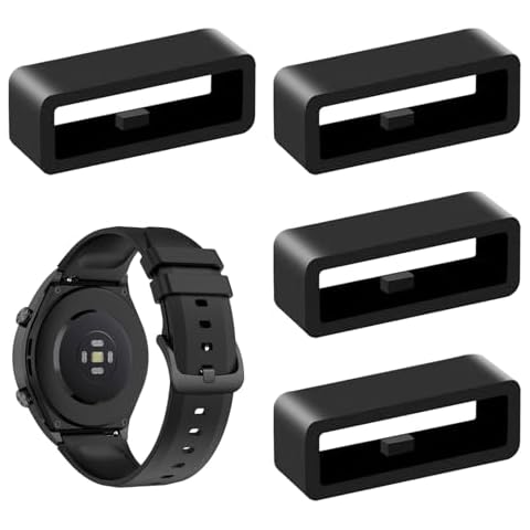 Qianeffort 22 MM Silicone Watch Strap Loops Cover
