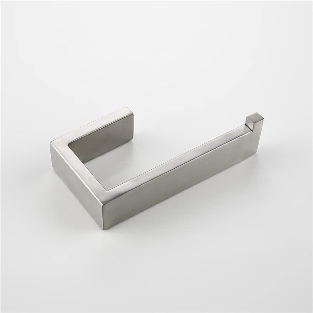 Soporte para Papel higiénico Ganchos para Toallas Kit de Accesorios de baño Barra Acero Inoxidable Dormitorio Montaje en Metal Cocina Baño Juegos de Hardware, Soporte Cepillado
