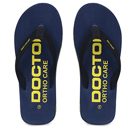 DOCTOR EXTRA SOFT House Slipper for Men's Care |Orthopaedic | Diabetic | Comfortable | Cushion | Flip-Flop Men's and Boy’s Home Slides for Daily Use D-60027