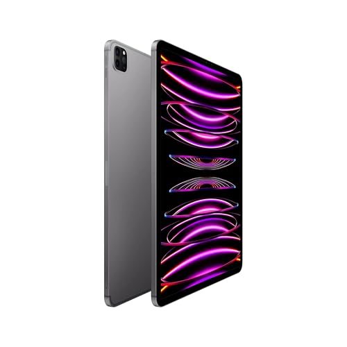 Image of Apple 2022 iPad Pro (12.9-inch, Wi-Fi + Cellular, 1TB) - Space Gray (Renewed)