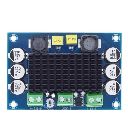 Image of XH-M542 100W Mono Audio Amplifier Board | TPA3116D2 Digital Class D AMP Module | DC 12V-24V Power | High Power Subwoofer AMP for DIY Speaker, Car Audio, Home Theater, Robotics