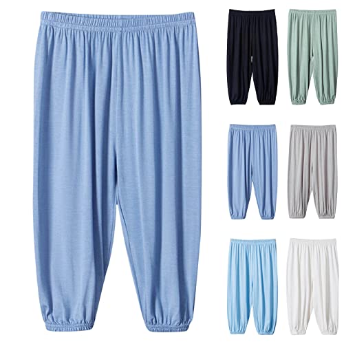 Toddler Boys Soft Sweatpants Solid Color Stretchy Cute Cartwheel Pants Light Loose Baggy Trousers for Baby Boys3