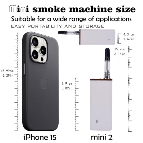 Máquina de humo portátil con control remoto, diseño compacto miniatura 3