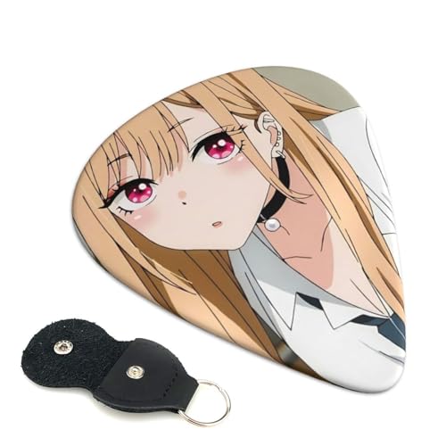 その着せ替え人形は恋をする かわいい漫画エレキギターピック アニメファッション弦楽器 人差し指楽器ピック 6 個パック 0.96mm