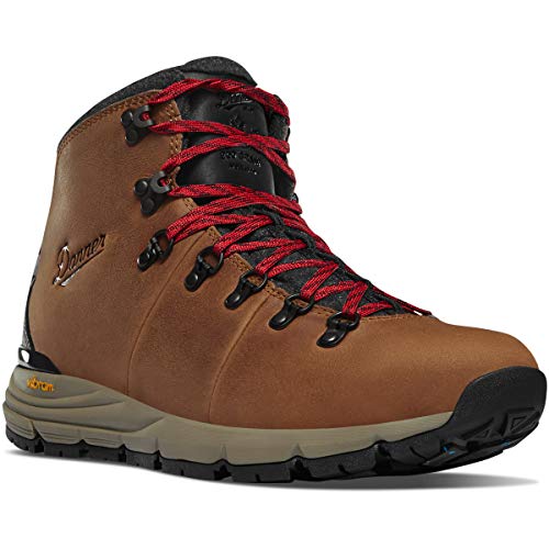 Danner Men's Mountain 600 4.5" Insulated Hiking Boot, Brown/Red, 10.5 M US