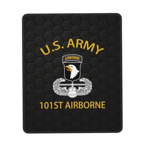 Mousepad 101St Assault Paratroops Veteran Tappetini Per Il Mouse Da Gioco Pratica Tappetino Per Antipolvere Da Gaming Per Ufficio Notebook 25X30Cm