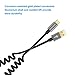 CableCreation Coiled USB to Micro USB Cable 0.56ft to 4ft, USB 2.0 A to Micro USB Charging Data Cord Works for Android Smartphone, Tablet, Wall, Raspberry Pi Zero and Car Charger, Space Gray
