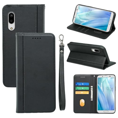 �ɓK�p���� AQUOS sense3 /sense3 lite/Android One S7/sense3 basic �P�[�X �蒠�^ SH-02M SHV45 SH-RM12 �p�� �蒠�^�P�[�X �J�o�[ pu���U�[ �}�O�l�b�g�� �X�^���h�@�\ �J�[�h���[