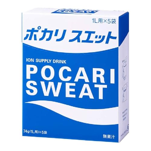 Pocari Drink Ion Supply Powder 370g (5 x 74g Sachets) Electrolyte Hydration Powder Japan Sports Drink Mix for Daily Hydration
