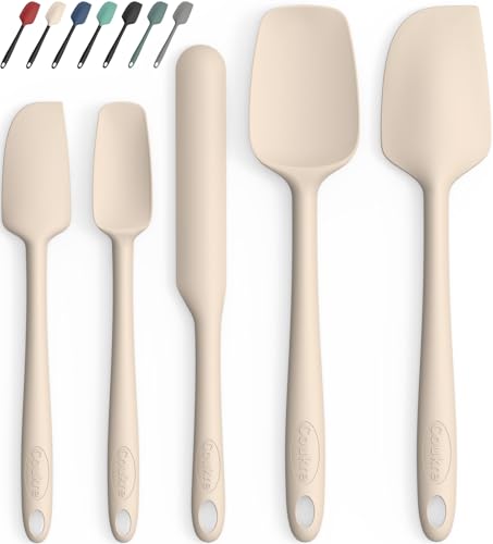 Coukre Silicone Spatula Set of 5,High Temperature...