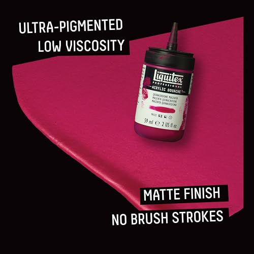 Liquitex Professional Acrylic Gouache, 2-oz (59ml) Bottle, Primary Yellow by Liquitex - Image 8