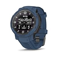 Garmin Instinct® Crossover, Solar Smartwatch, Tidal Blue
