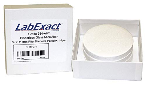 Glass Microfiber Filter, 110mm Dia, PK100