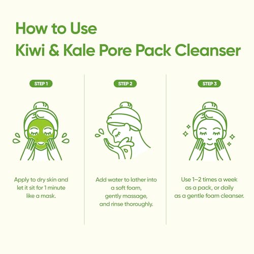 BANILA CO Clean It Zero Kiwi Kale Pore Clarifying Facial Polish | Vegan Facial Polish for Smooth, Balanced Skin | Refines Texture & Clears Out Pores with Superfood Extracts (180g / 6.35 oz) - Thumbnail 7